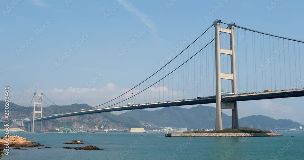 Hong Kong Landmark Tsing ma bridge Hong Kong Landmark Tsing ma bridge