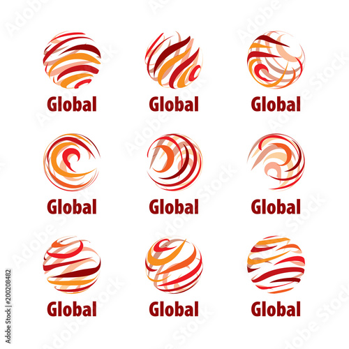 vector logo globe © butenkow