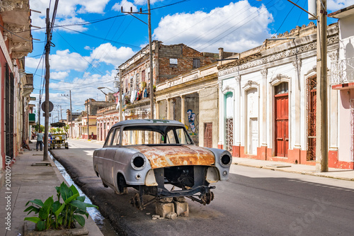 Foto Straßenzeile in Cienfuegos, Kuba