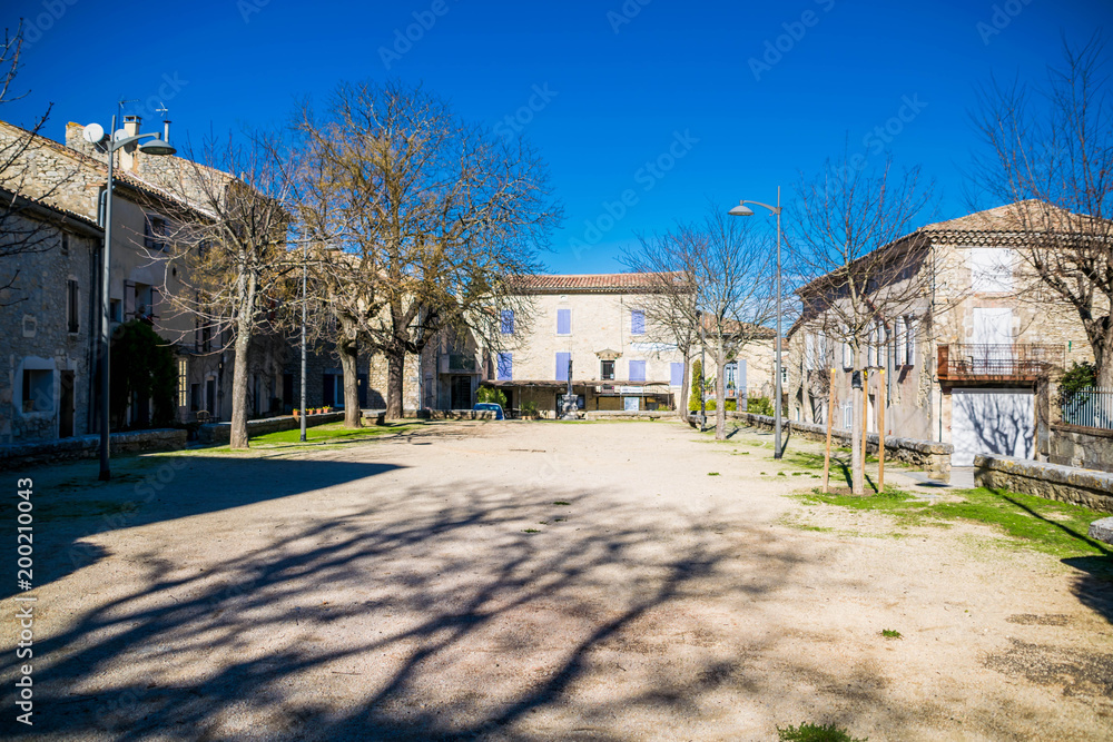 Lussan, Gard, Occitanie, France.