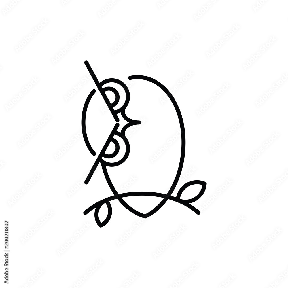 Owl Flat Icon Vector Template Design Illustration Owl Flat Icon Vector Template Design Illustration