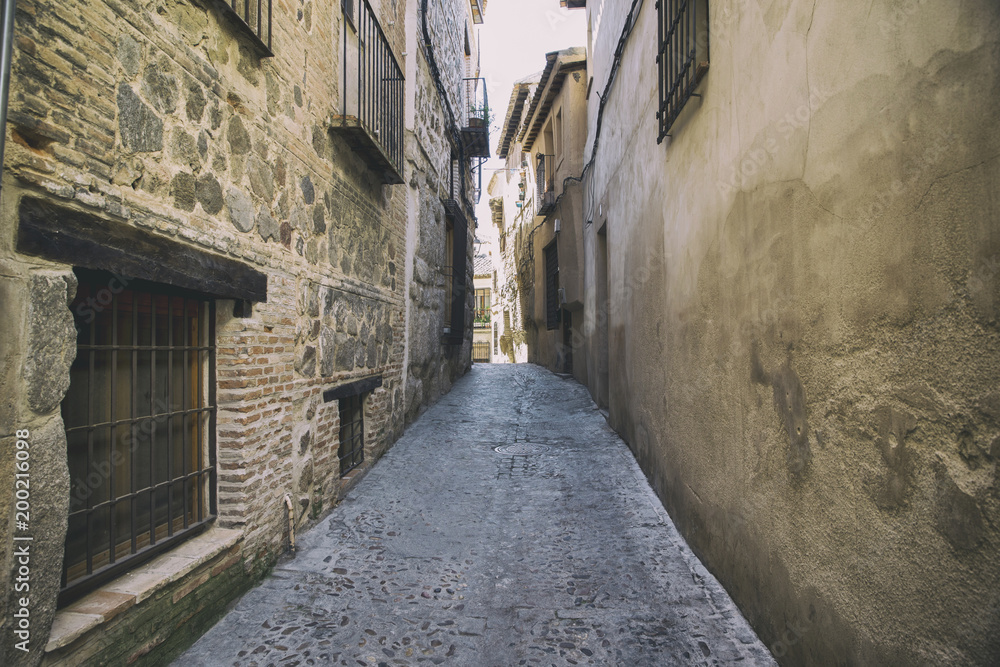 Old medieval street Old medieval street