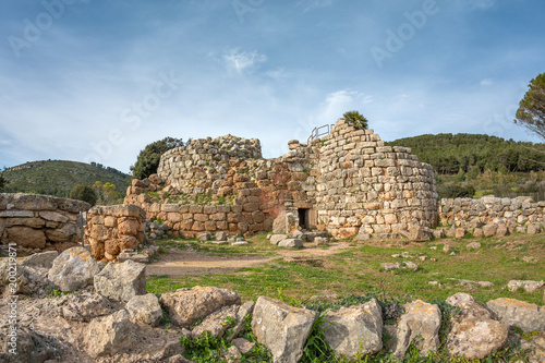 A view of nuragic complex of Palmavera photo