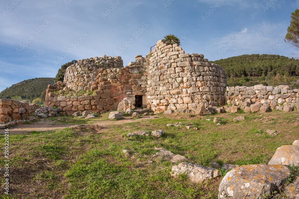 A view of nuragic complex of Palmavera