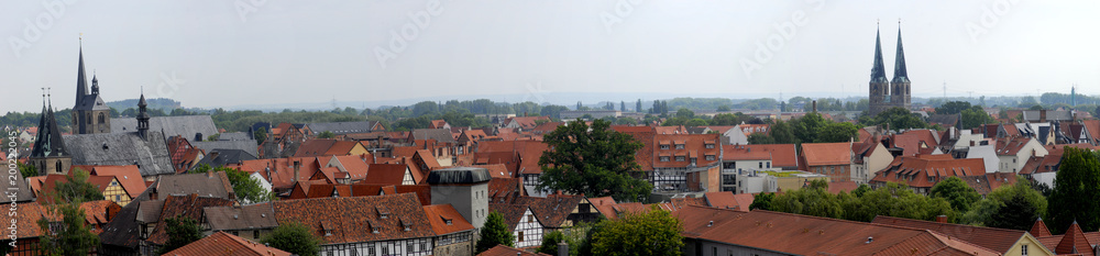 Top view of Quedlinburg