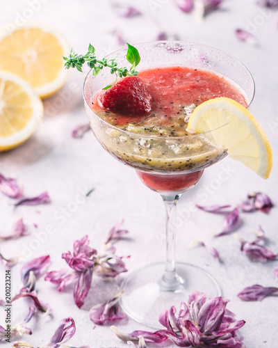 Fruit smoothies background