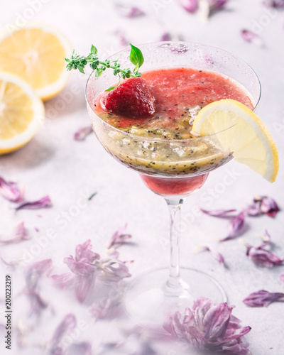 Fruit smoothies background