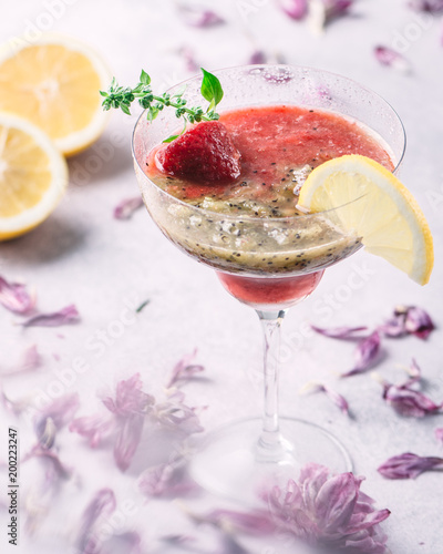 Fruit smoothies background