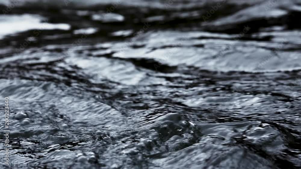 Abstract close up of river water flowing Abstract close up of river water flowing