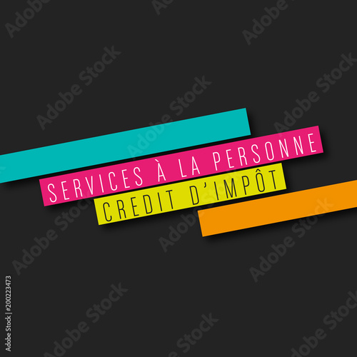 service à la personne, crédit d'impôt