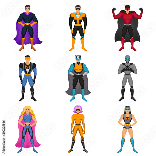 Superhero Costumes Set