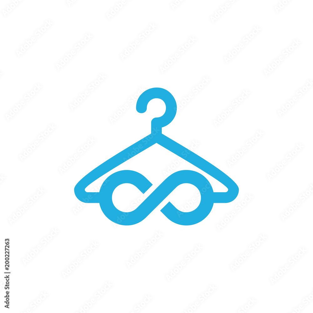 Laundry Infinity Logo Icon Design Laundry Infinity Logo Icon Design