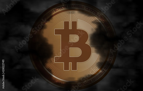Mysterious bitcoin in the fog