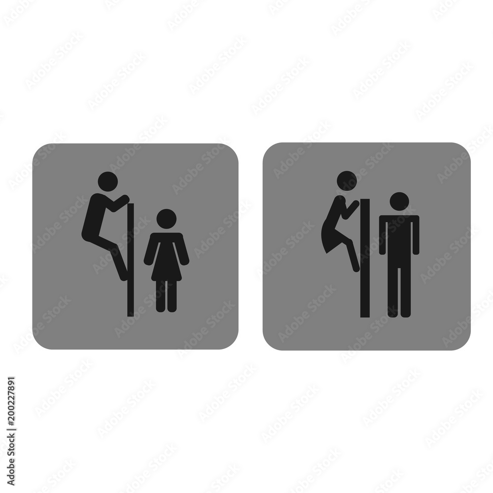 Toilet vector icons set restroom on white background. Cartoon and Funny concept icon. Toilet vector icons set restroom on white background. Cartoon and Funny concept icon.