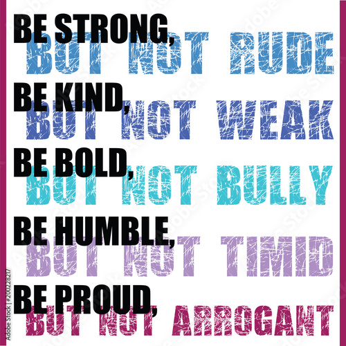Educational & Motivational Phrase  Colorful Text Design