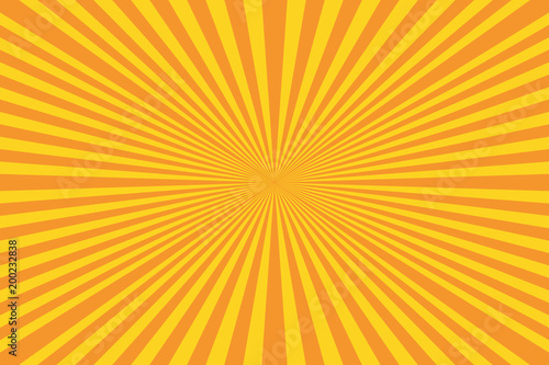 Sun Sunburst vintage pattern. Retro vector background.