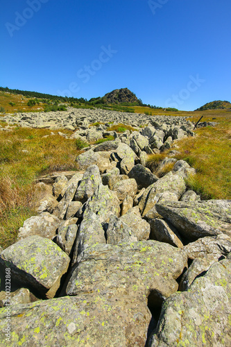 Blockfield dated from the last Ice Age in Beigua National Geopark, Italy	