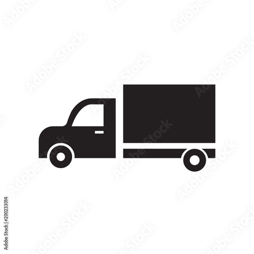 truck icon isolated on white background