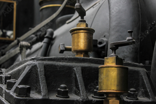 Photography Prague, Czech Republic - September 23, 2017: Steam locomotive in national technical museum in Prague, Czech Republic