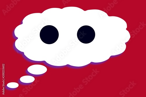 Wallpaper Mural Communication design. Media icon isolated on red background. Flat illustration Torontodigital.ca