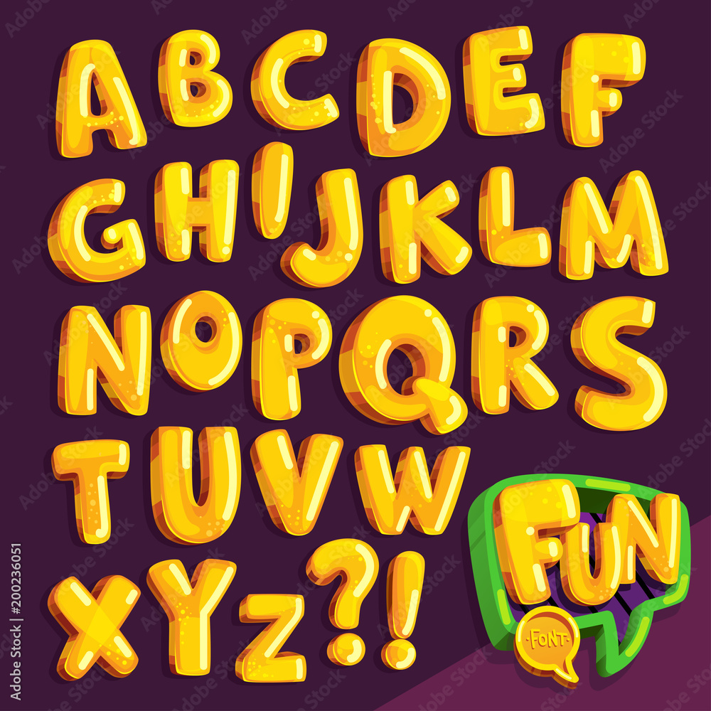 cartoon font cartoon font