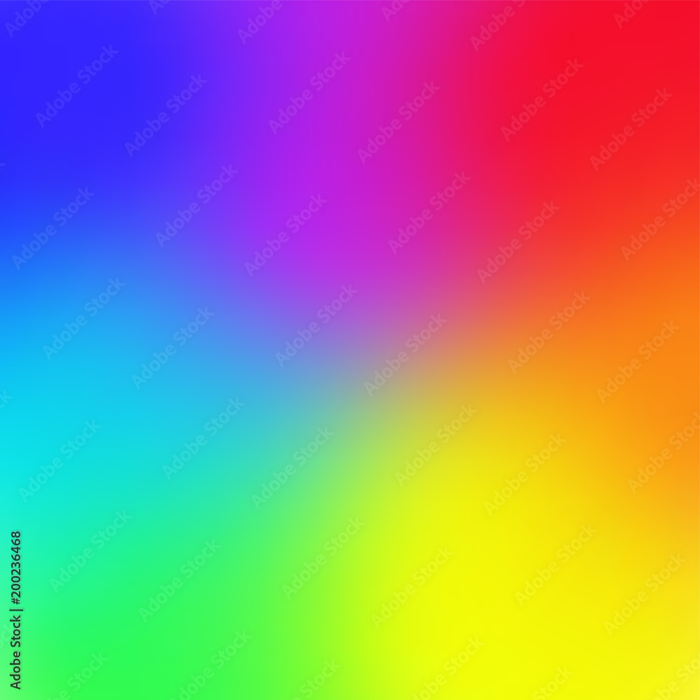 Rainbow color gradient mesh background Trendy style Vector illustration