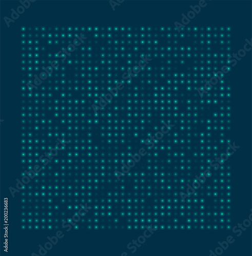 Abstract geometric background with graphic visualization of data, interaction, science, technology. Futuristic structure of information links