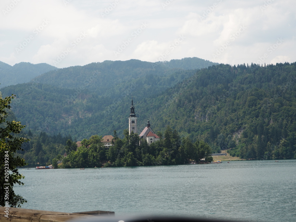 Lake Bled Church Slovenia