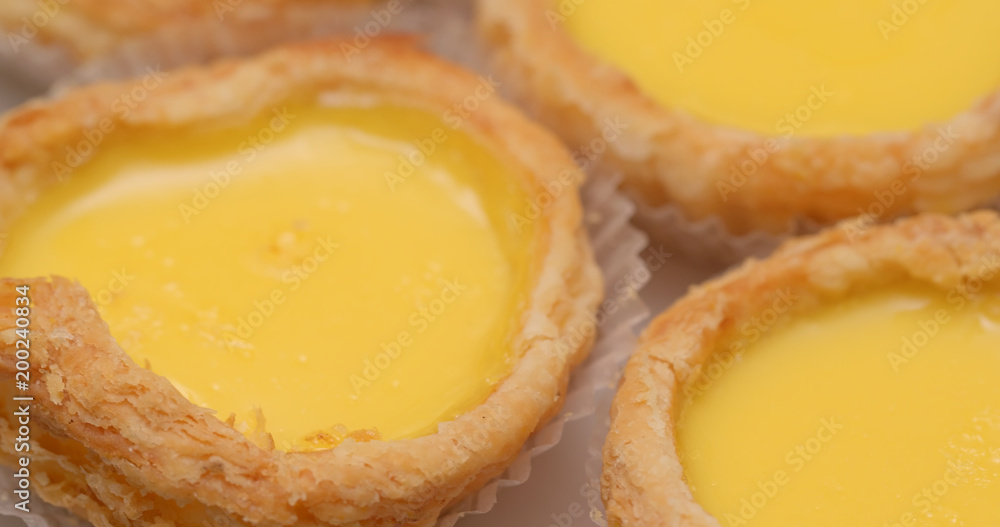 Pile of egg tart Pile of egg tart