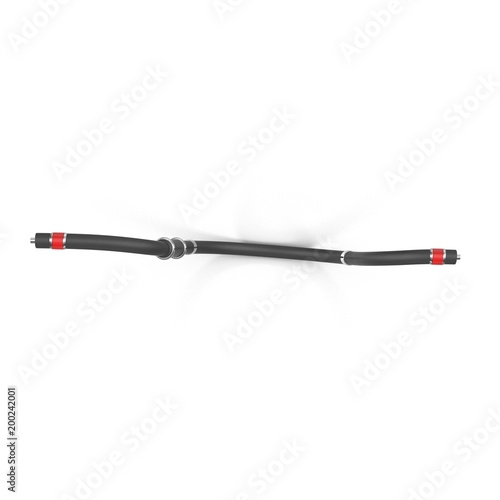 Industrial Cable on white. 3D illustration