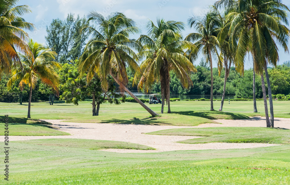 Golfplatz an den Hotelanlagen bei Varadero Kuba Golfplatz an den Hotelanlagen bei Varadero Kuba