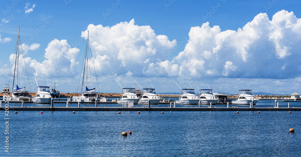 Hochseeangelboote im Hafen von Varadero Kuba