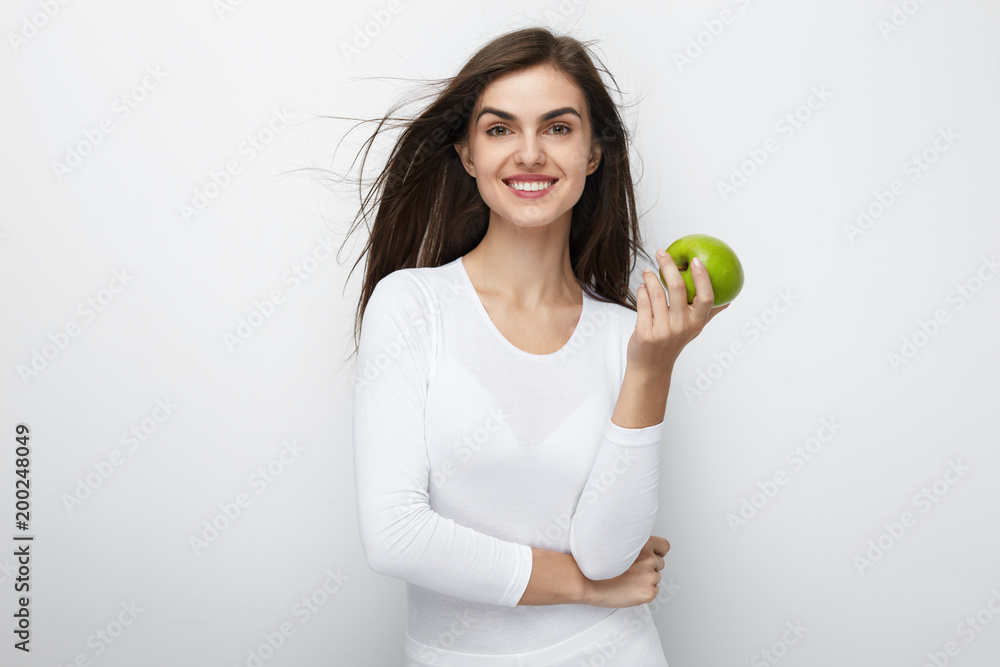 Woman With Green Apple Woman With Green Apple