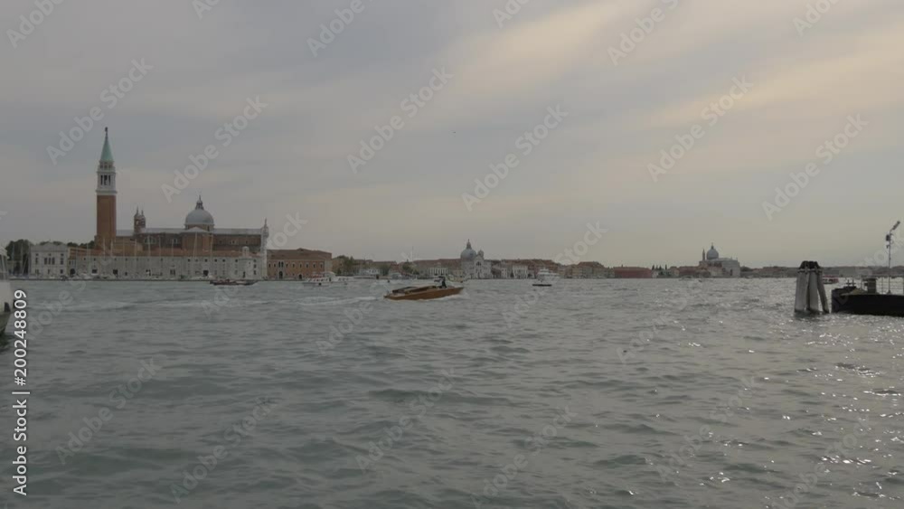 Boats floating in the Laguna Veneta Boats floating in the Laguna Veneta