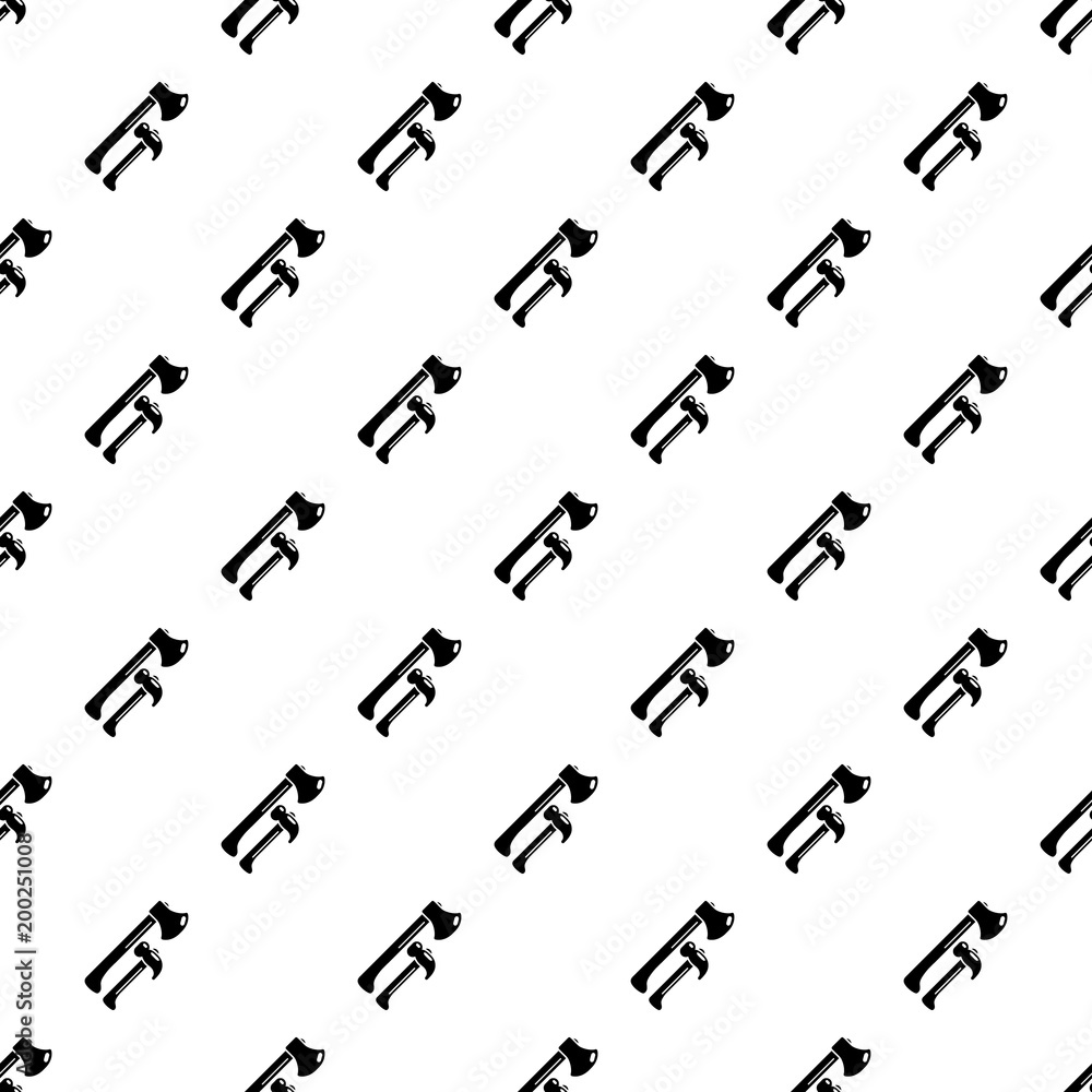 Hammer and axe pattern vector seamless Hammer and axe pattern vector seamless