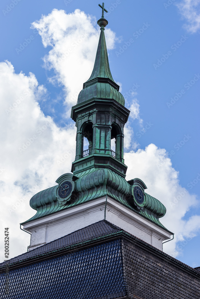 Fototapeta premium Chapel top in Bergen