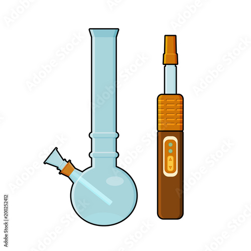 Electronic cigarette, vaporizer and glass bong