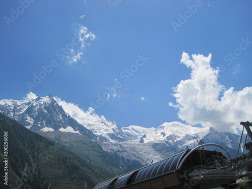 Beautiful scenery of Switzerland - Chamonix Mont Blanc -