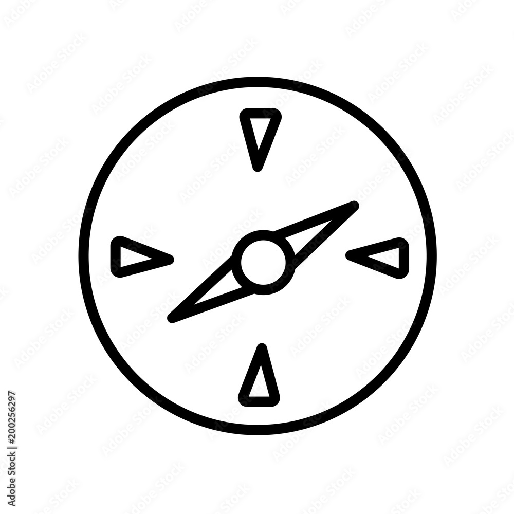 Compass icon isolated on white background Compass icon isolated on white background