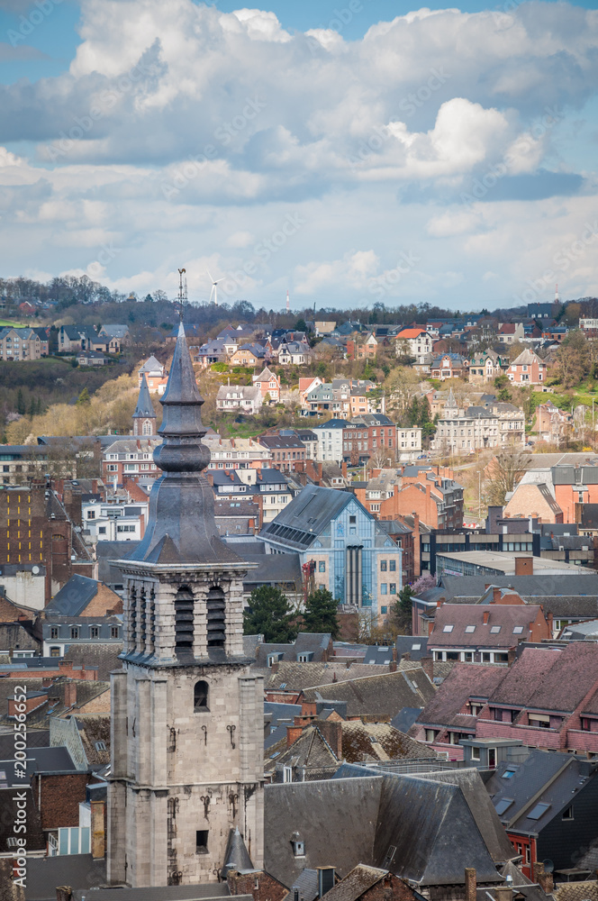 Vue générale de la ville de Namur en Belgique