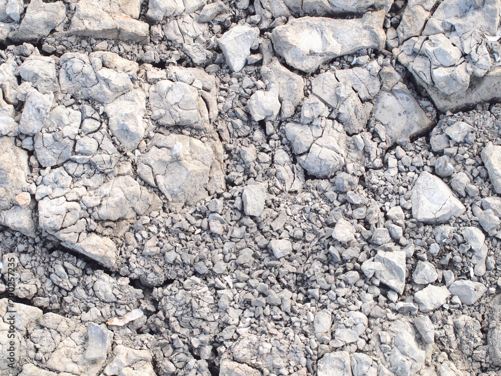 Top view shot of cracked soil Top view shot of cracked soil