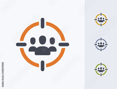 Target On People - Composite Icons. A professional, pixel-perfect icon.
