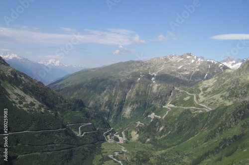 Beautiful scenery of Switzerland - Furka Pass -