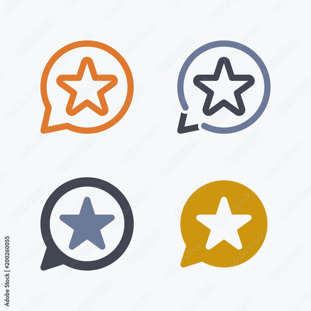 Star Notification - Outline & Glyph Icons. A set of 4 professional, pixel-perfect icons. Star Notification - Outline & Glyph Icons. A set of 4 professional, pixel-perfect icons.