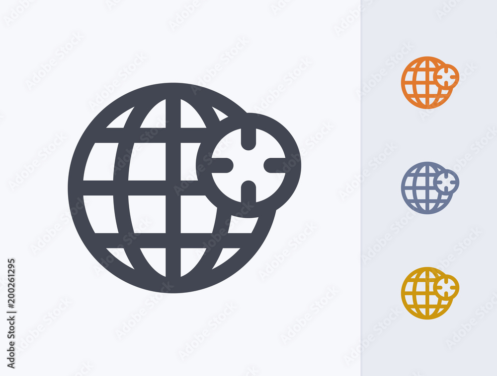 Grid Globe & Target - Outline Icons A professional, pixel-perfect icon. Grid Globe & Target - Outline Icons A professional, pixel-perfect icon.