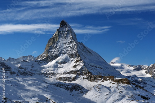 Switzerland. Matterhorn on a bright sunny day © Oleksandr Umanskyi