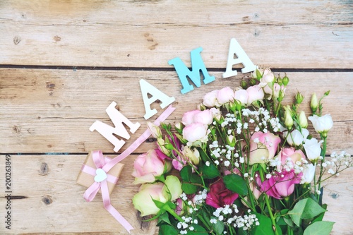 Blumenstrauß - Mama - Mutte...