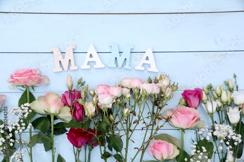 Blumenstrauß - Mama - Mutte...
