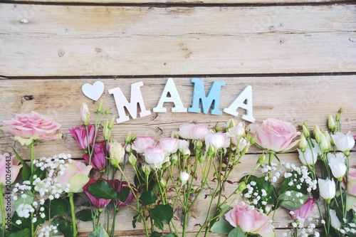 Blumenstrauß - Mama - Mutte...