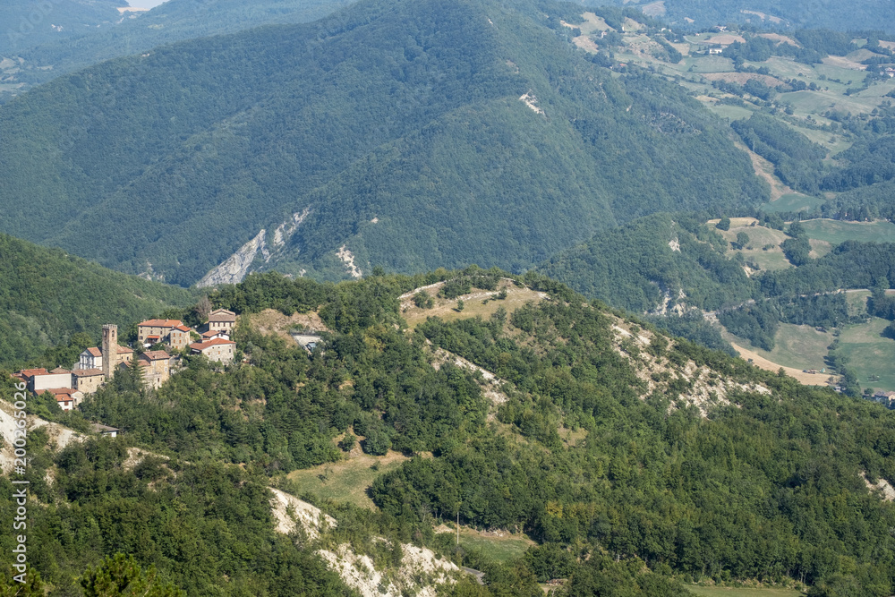 Road to Passo della Cisa, from Tuscany to Emilia